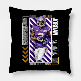 Jordan Addison Paper Poster Version 10 Pillow