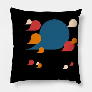 Colorful clouds Pillow