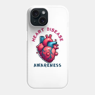 Heart Disease Awareness Phone Case