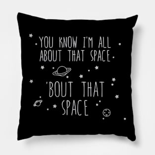 All About That Space, 'bout That Space Pillow