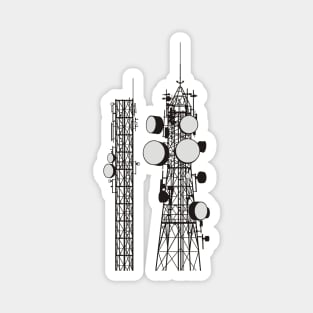 Communication Towers Magnet