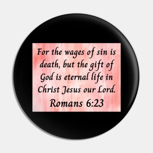 Bible Verse Romans 6:23 Pin