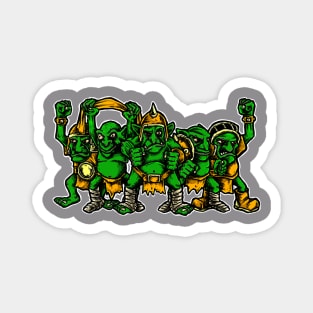 Fantasy Football Goblin Team - Orange Magnet