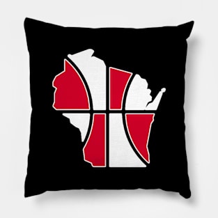 Wisconsin Basketball Pillow