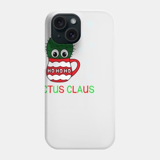 Cactus Claus - Cactus With A Santa Hat In A Christmas Mug Phone Case