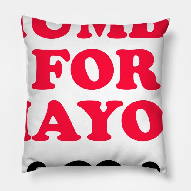 MUMBO FOR MAYOR Pillow by smilingnoodles