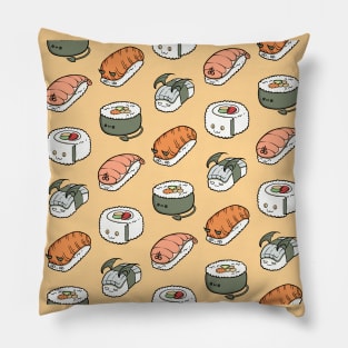 Demon Sushi Swarm Pillow