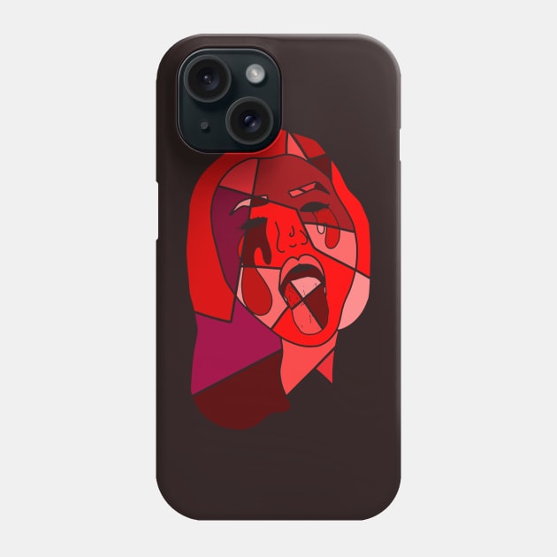 Vile Red Phone Case by GasmaskMood