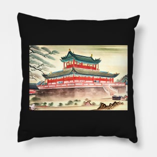 Traveling in Asia, motif 5 Pillow