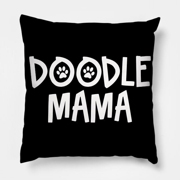 Doodle Goldendoodle Dog Mom Pillow by KAWAIITEE