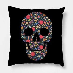 Halloween Skull Pillow