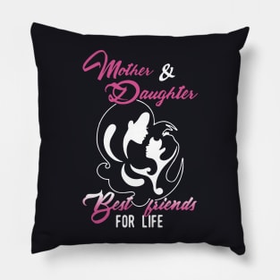 Mother And Daughter T Shirts Pillow