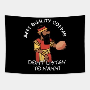 EA Nasir Nanni Complaint Tablet Copper Merchant Design Tapestry