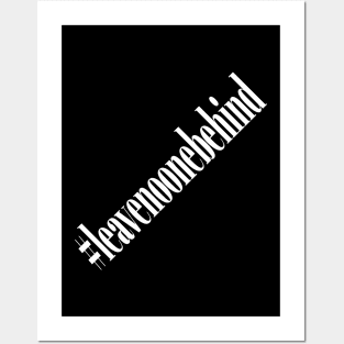 T-Shirt #LeaveNoOneBehind Tag White