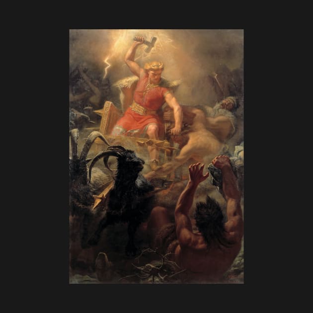 Tor's Fight with the Giants by Marten Eskil Winge by Classic Art Stall