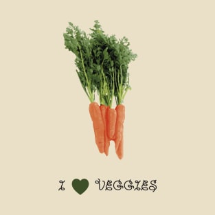 Carrots - I love veggies T-Shirt