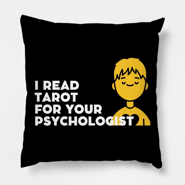 I read tarot for your psychologist Pillow by moonlobster