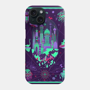 Cartography Space Exploration Phone Case