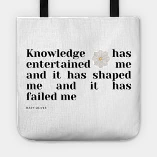 mary oliver quote Tote