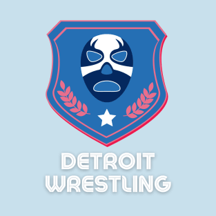 Detroit Wrestling "Shocking Blue" T-Shirt