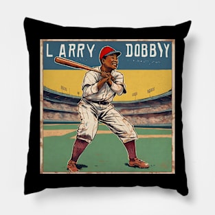 Vintage American Baseball Player Baseball Dad Playing in the Team Pillow