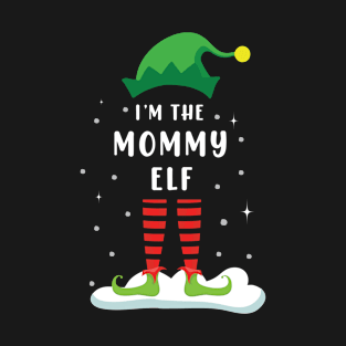 mommy elf family matching christmas T-Shirt