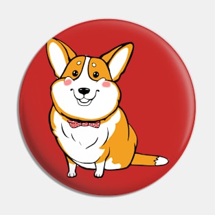 Corgi dog Pin