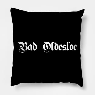 Bad Oldesloe written with gothic font Pillow