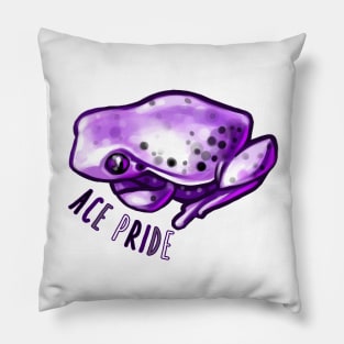 Ace Pride Frog Pillow