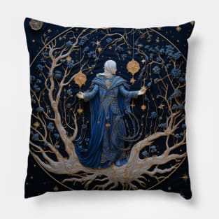 Mystic Mage and the Enchanted Grove Pillow