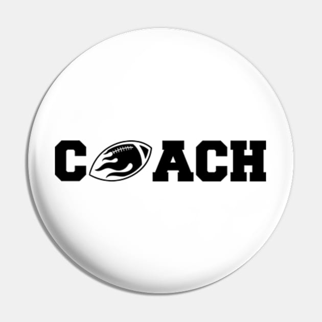 Football Coach Pin by Oiyo