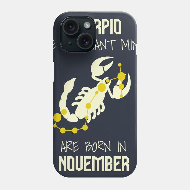 Funny Scorpio Zodiac Phone Case by ugisdesign