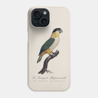 Black-Headed Parrot - 19th century Jacques Barraband Illustration Phone Case