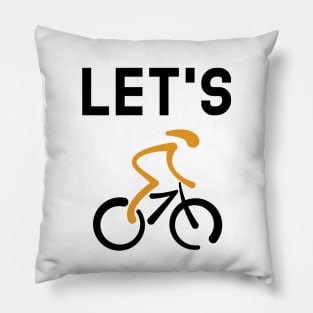 Let's Cycle Pillow