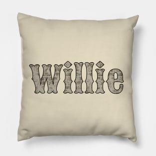 Willie vintage Pillow