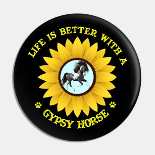 Gypsy Horse Lovers Pin