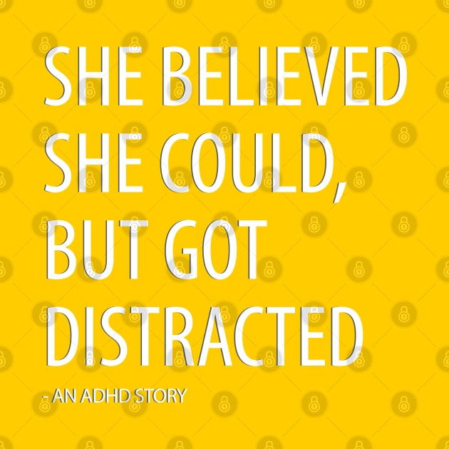 She Believed She Could, But Got Distracted - Funny by Pointless_Peaches