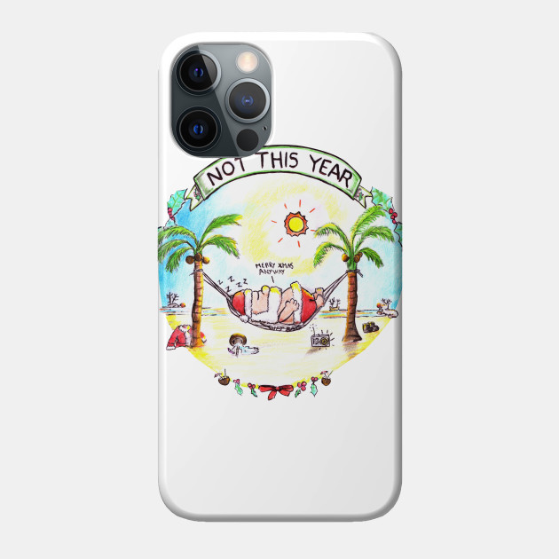 Holiday Santa - Beach - Phone Case