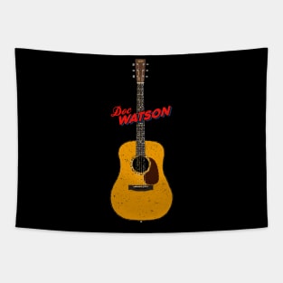 Doc Watson Martin D-18 Acoustic Guitar Tapestry