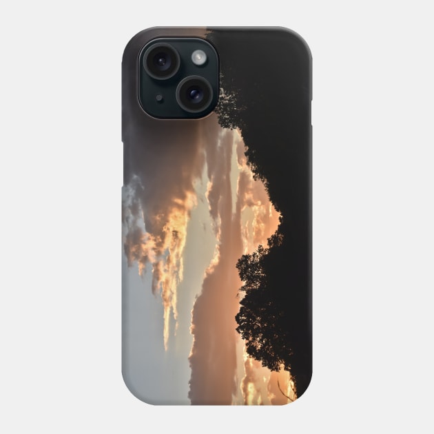 Tree Line Silhouette Phone Case by A Thousand Words Photography