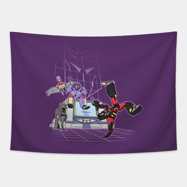 Decepticon B-bots Tapestry by SW