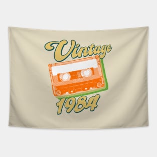 Vintage 1984 Retro Cassette Tapestry