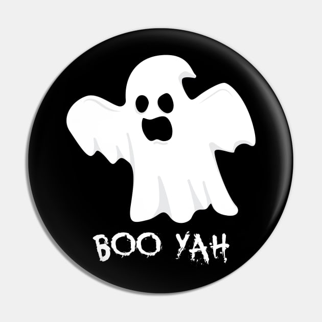 'Boo Yah' Funny Boo Halloween Pin by ourwackyhome