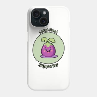 Local Food Supporter - Eggplant Phone Case