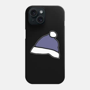 Winter Hats Blue Bobble Graphic Phone Case