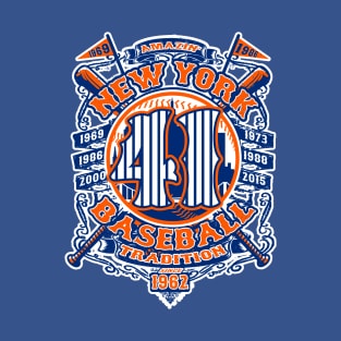 New York Mets SEAVER Retired Number #41 T-Shirt