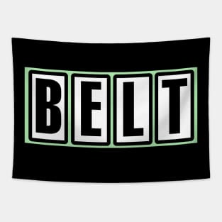 BELT SHIRT PRO WRESTLING MEME Tapestry