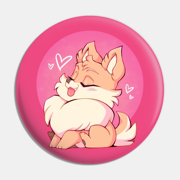 Fluffy Pomeranian Puppy (Foxy Tan) Pin by kickgirl