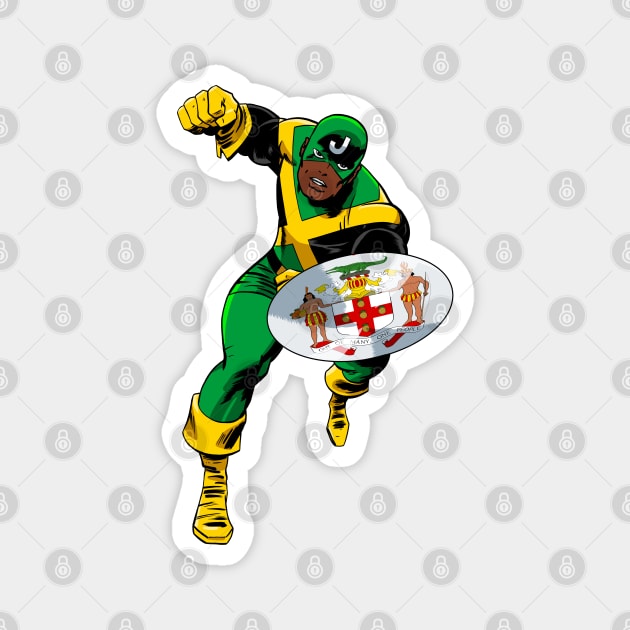 Captain Jamaica Magnet by ThirteenthFloor