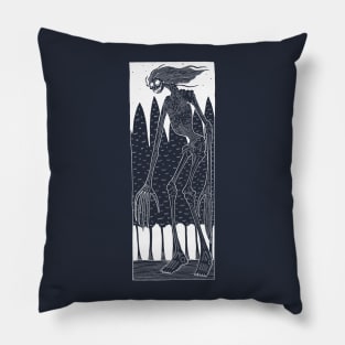 White Wendigo Pillow